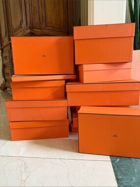 Hermes Boxes - different sizes - I have all possibleLuxury Orange Storage Boxes